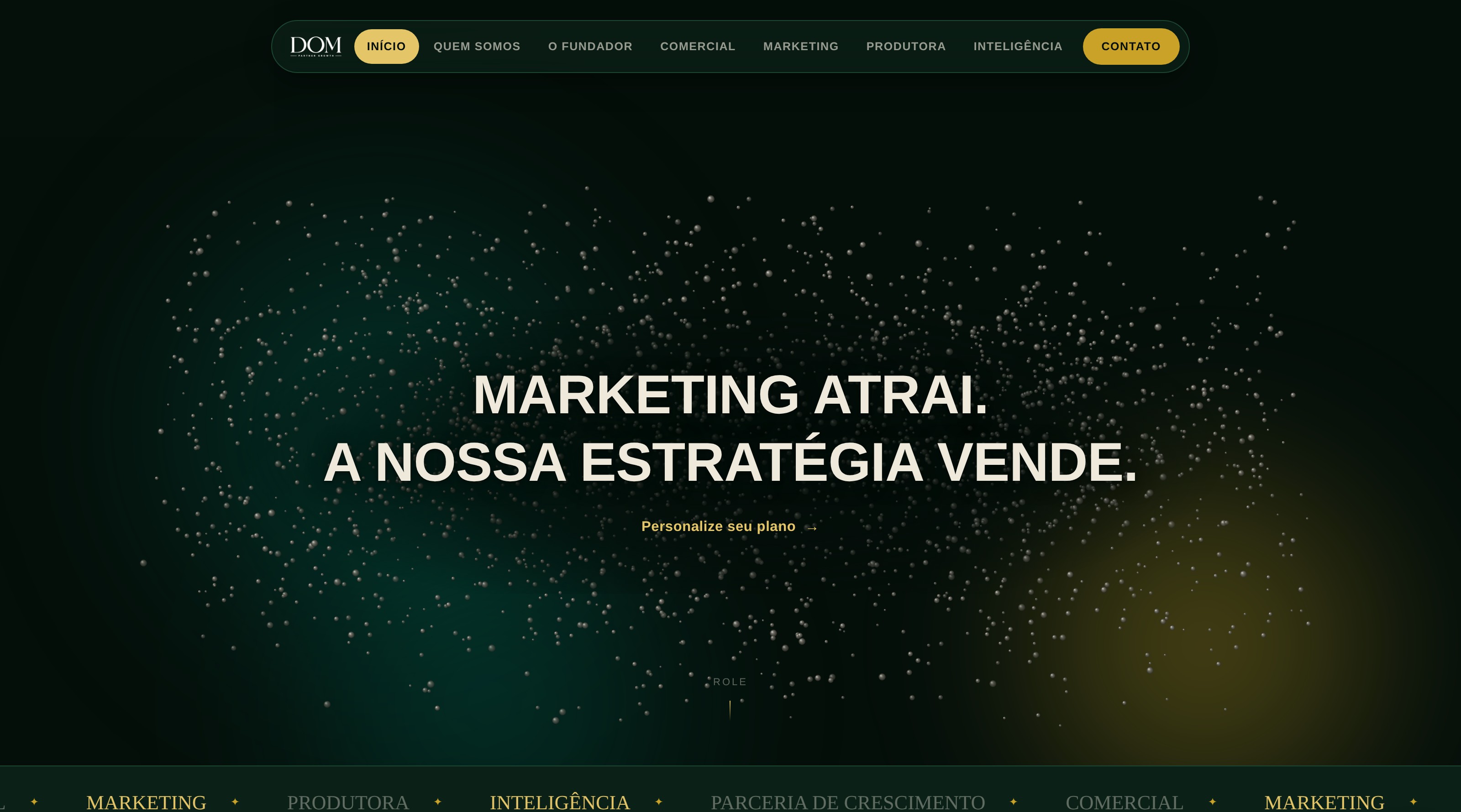 Site institucional da própria Dom Partner Growth
